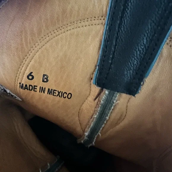 Vintage The Old Gringo black leather boots size 6 - Picture 8 of 10